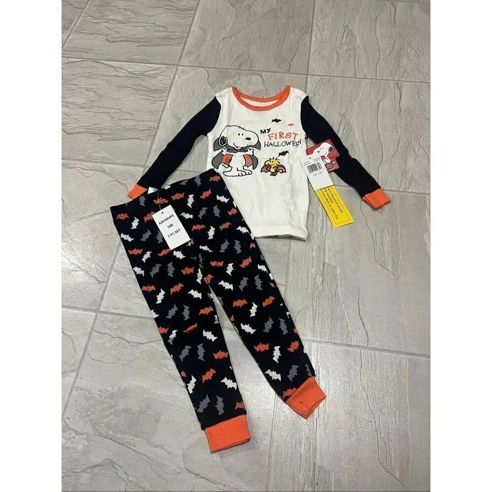 Peanuts Snoopy My First Halloween Jammy Set Unisex Size 18 Month NEW